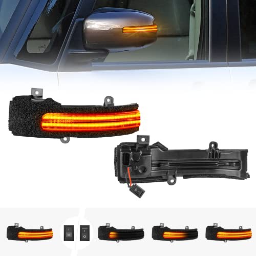 POPMOTORZ 三菱 アウトランダー GF7W/GF8W eKワゴン eKカスタム eKクロスLED シーケンシャル ミラーウインカー 【車検対策済み全点滅切替の通販は