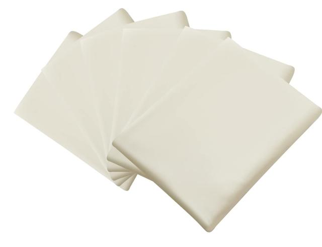 敷きシーツ フラットシーツ シングル アイボリー （150×250cm）業務用 ベッドシーツ 6枚組 マットレスカバー アッパーシーツ