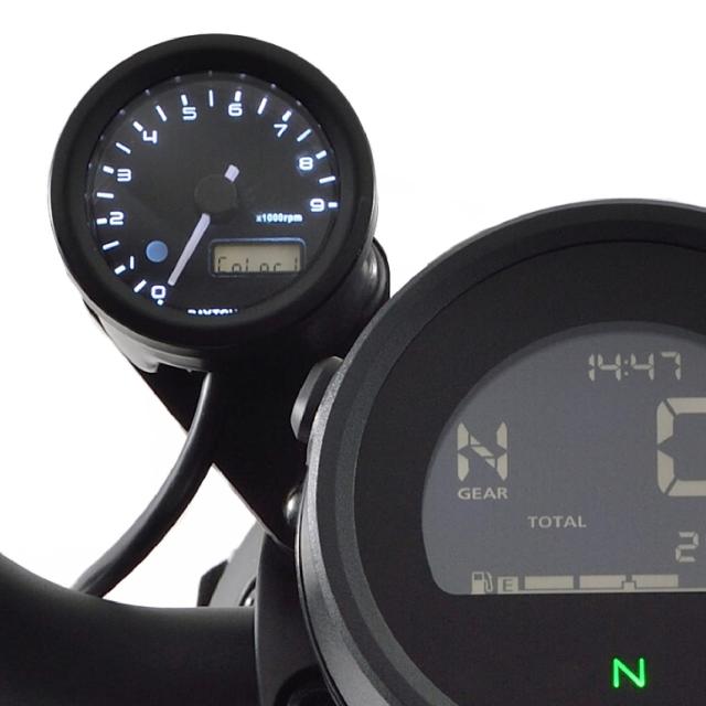 デイトナ(Daytona) VELONA(ヴェローナ) バイク用 電気式 タコメーター レブル250/500(20-23)専用 3色LED φ48 9000rpm表示 39913