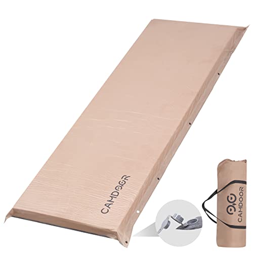 CAMDOOR キャンプ マット エアーマット 厚手 10cm【30秒自動膨張・より広い】インフレーターマット 車中泊 キャンパー 無限連結可能 キャ