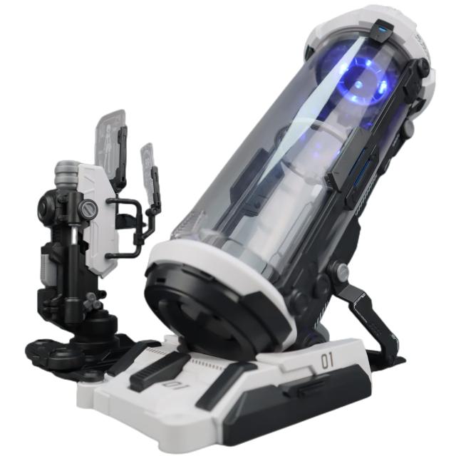 「特典」将魂姫企画MT-02 1/10 内寸:7.5cm(直径)*20cm(高さ) プラモデル収納用 SF汎用休眠装置の通販は 5,524円