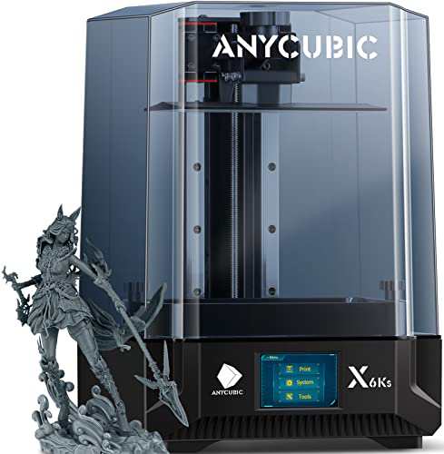 ANYCUBIC Photon Mono X 6Ks 3Dプリンター 光造形 6K 高精細 9.1インチ6K LCDスクリーン4.76L自由印刷 ダブルレール安定性向上 Anycubic