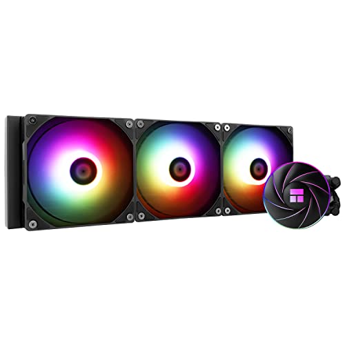 Thermalright AQUA ELITE 360 ARGB 水冷CPUクーラー、360クーラーサイズ、120mm PWMファン×3、S-FDBベアリング、AMD/AM4、INTEL LGA1150
