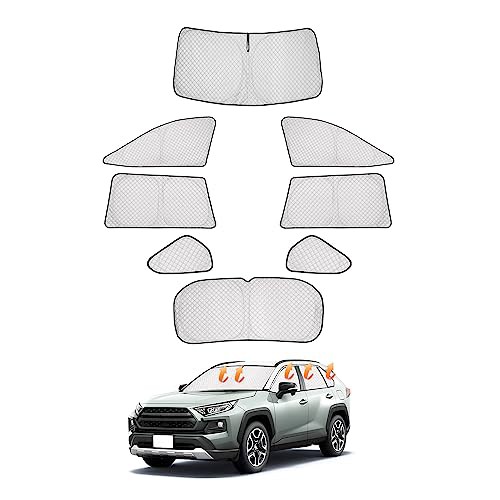 RAV4 50系 PHV 専用 サンシェード 全窓対応 車中泊 サイド