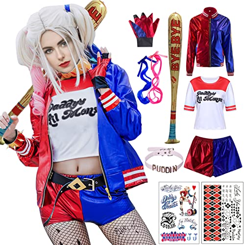 Formemory] ハーレイクイン コスプレ衣装 ハーレイクイン コスチューム