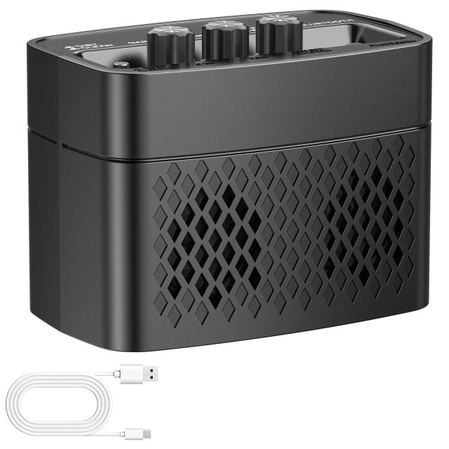 POGOLAB ギターアンプ 小型 エレキギター アンプ ミニ 調整可能なトーン 2チャンネルオーディオ 5W Bluetooth機能対応 充電式 5,799円