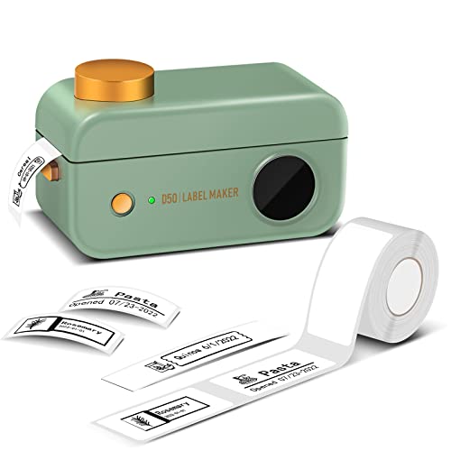 Phomemo D50 ラベルライター スマホ対応 自動ラベル認識 Bluetooth接続多機能ラベルプリンター【16mm-24mm幅テープ】 小型ラベルプリンタの通販は 8,225円