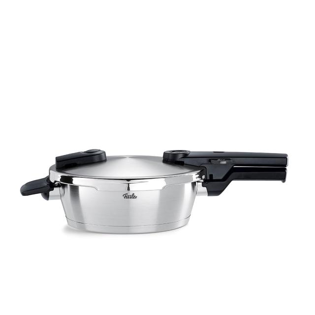フィスラー (Fissler) シンプルな圧力表示で簡単調理ができる 圧力鍋