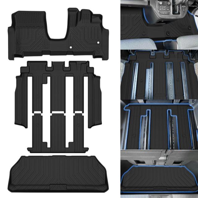 Jiooy？ホンダ 新型 ステップワゴン RP6 RP7 RP8 フロアマット+セカンドマット+ラゲッジマット 4枚セット STEPWGN RP6フロアマット AIR SP