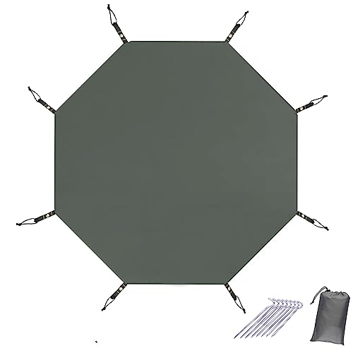Farfly テントシート グランドシート 八角 防水 アウトドア キャンプ 軽量 厚手 ワンポールテント用 シート コンパクト 持ち運び便利 収の通販は
