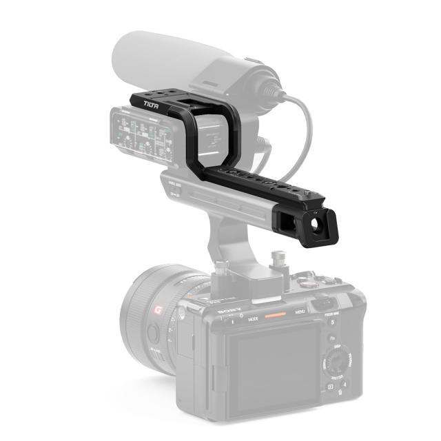TILTA XLR延長ブラケット Sony FX3用 XLR-H1トップハンドル、コールドシュー、NATO、1/4”-20および3/8”-16ネジ、位置決めポイント付き -
