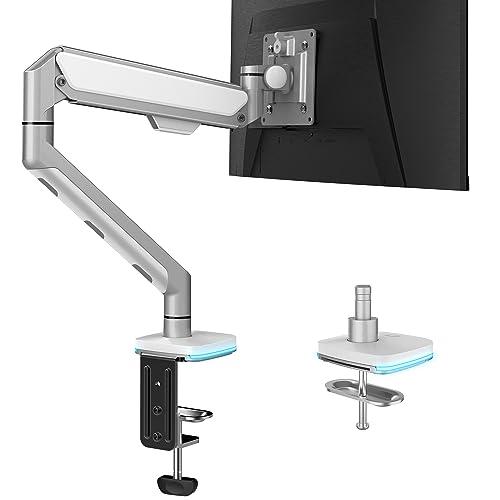 FORGING MOUNT モニターアーム 13-36”（2~12kg）対応 ガス式シングルアーム 雰囲気ライト機能＆USBポート ディスプレイアーム VESA75*75/1の通販は 8,148円