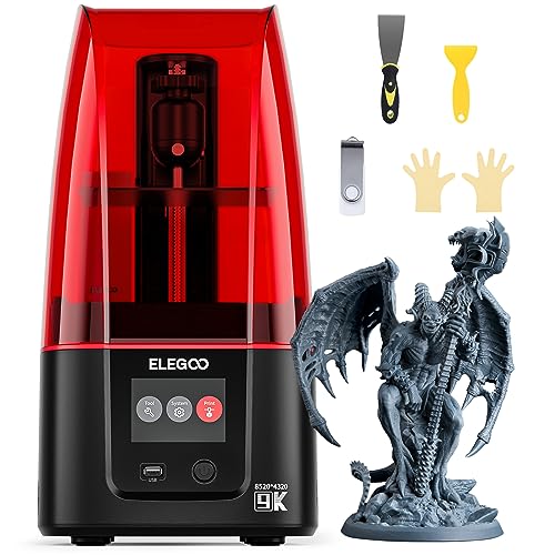 ELEGOO MARS 4 MSLA 3D プリンター 7 インチ 9K モノクロ LCD 付き UV 