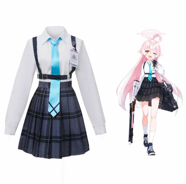 AwwwCos] ブルアカ コスプレ衣装 小鳥遊ホシノ 制服コスプレ 7点