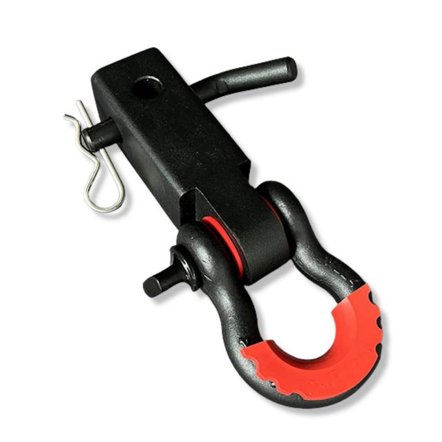 Lezalic ヒッチメンバー ハイラックス ハイエース デリカ シャックル マウント 牽引 フック 汎用 (ブラック)の通販は