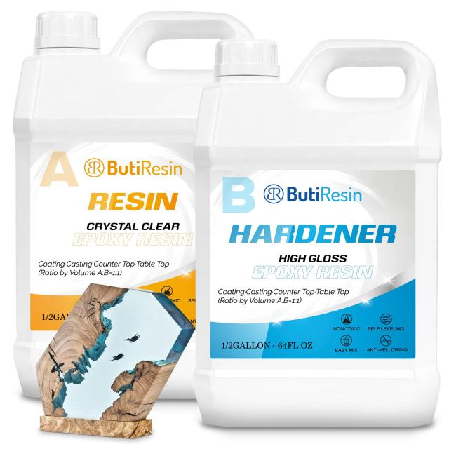 ButiResin エポキシ樹脂 二液性レジン液 大容量 1 gallon/4. Amazon | ButiResin エポキシ樹脂 二液性レジン液 大容量 1 gallon/4.3
