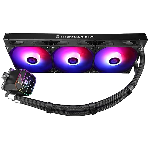 THERMALRIGHT AQUA ELITE 360 V3 Aio CPUクーラー、360液冷列、ARGB PWMクーラーファン、Intel LGA1150/1151/1155/1156/1200/2011/1700、