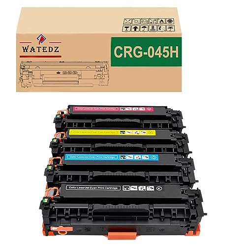 WATEDZ キヤノン用 CRG-045H CRG-045HBLK CRG-045HCYN CRG-045HYEL CRG-045HMAG ( KCMY )「大容量」互換トナーカートリッジ 対応機種： Lの通販は