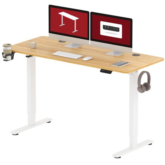 SANODESK 昇降デスク QS1 パソコンデスク スタンディングデスク メーカー3年保証 電動 無段階高さ調節 メモリー機能付き 人間工学 天板付