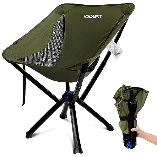 RODANNYアウトドアチェア 折りたたみ椅子 みどりいろ 緑色 超軽量 コンパクト キャンプ 椅子【耐荷重150kg】 コンパクト イス 椅子 収納の通販は 8,100円