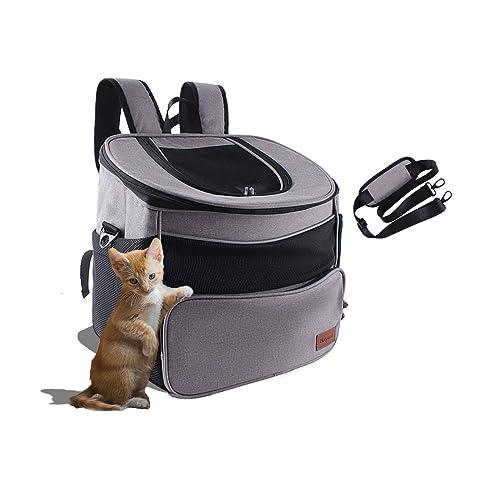 Holywish 猫 キャリー ペットキャリーバッグ 犬 リュック 猫 リュック 犬キャリーバッグ 猫キャリーバッグ ポケット付 折り畳み式 散歩/の通販は 6,349円