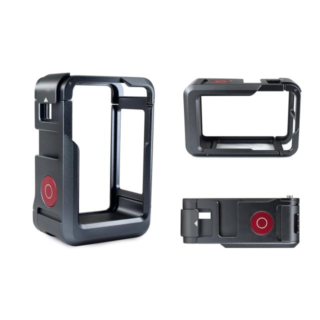 ZLiT DJI OSMO Action 4 用カメラケージ アルミニウム合金保護フレームカメラケージ DJI OSMO Action 4用 (ブラック)の通販は