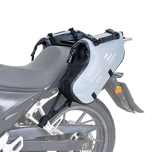 WILD HEART オートバイサドルバッグ 防水 24L(12L*2) オートバイサイドサドルバッグ パニアバッグ トランク オートバイアクセサリー