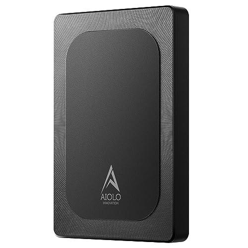 AIOLO INNOVATION 1TB 外付け ハードディスク超薄型外付けHDD USB3.0 ポータブルハードディスク- に対応PC/Mac/PS4/XBox/テレビ録画 A4