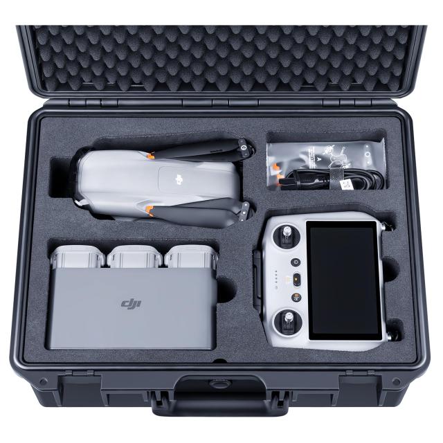 Lykus Titan MA310 防水ケース DJI Air 3 Fly More Combo、DJI RC 2 または DJI RC-N2 送信機収納可能、RCストラップに適用【ケースのみ