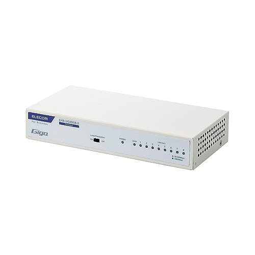 エレコム 法人向けスイッチングハブ アンマネージ Giga 8ポート 3年保証 EHB-UG2B08-Sの通販は