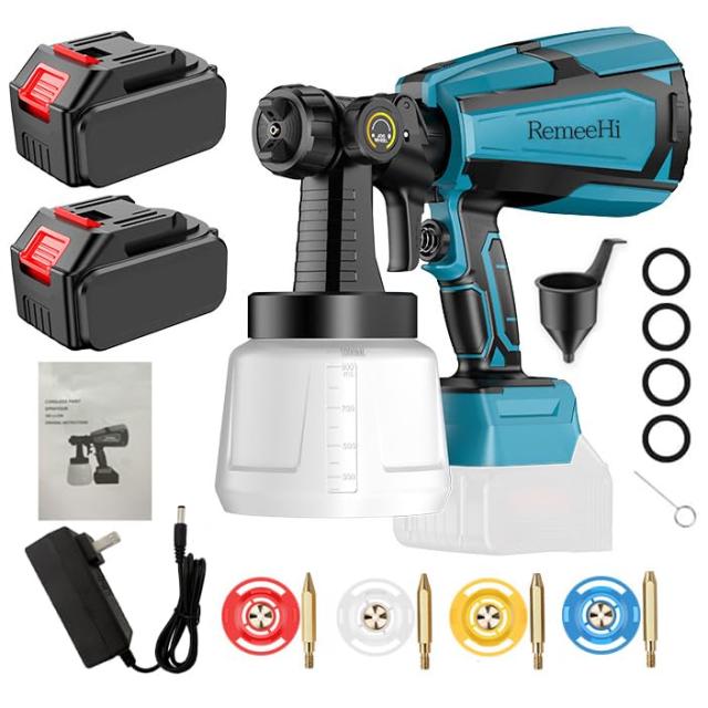 コードレススプレーガン 充電式 電動 スプレーガン 電動塗装機 電動スプレー 21V 家庭用塗装ガン マキタ18Vバッテリー対応 3つの噴霧方法の通販は 11,213円