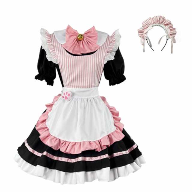 AOTYP] メイド服 メイドコスプレ コンカフェ メイド 猫爪 ネコ娘