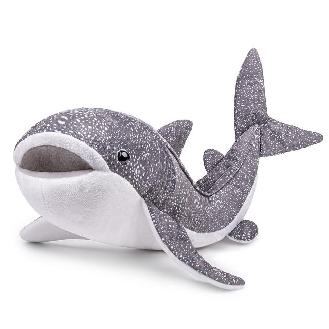 lilizzhoumax リアルな大きなジンベエザメのぬいぐるみ、深海魚、海の
