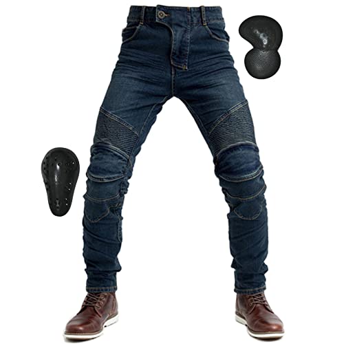 [RENHE] バイク用パンツ メンズ ライディングパンツ 春夏秋向け ライダースパンツ プロテクター付き バイク用ズボン バイク用ジーンズ 伸の通販は 6,602円