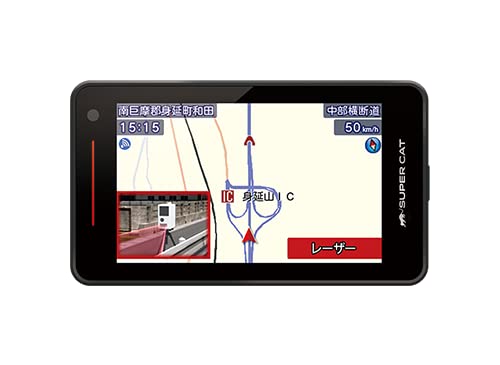 ユピテル(YUPITERU)SUPER CAT レーザー＆レーダー探知機 PREMIUM LINE GS1000の通販は