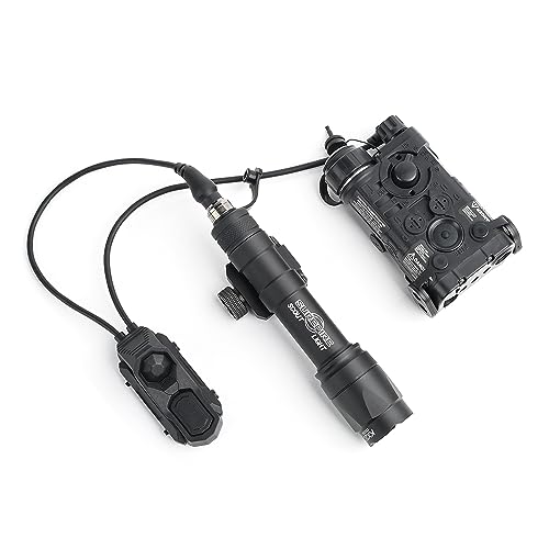 WADSN NGAL エイミングデバイス ＆ M600C フラッシュライト とAXONデュアルコントロールスイッチのセット、20mmレール対応