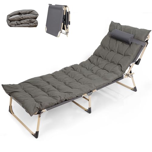 簡易ベット サブベット 折りたたみベッド 折り畳み キャンピングベッド 室内外兼用 アウトドア ベット 柔らかいマット付き リクライニン