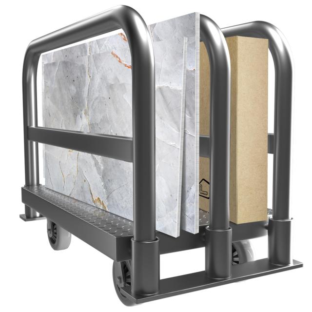 Lomive 頑丈ボード台車 大型多用途 長尺物台車 ボードカート 板運搬車 手押し台車 全鋼構造1000KG耐荷重フラットカートです TPR静音万能の通販は 29,137円