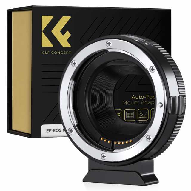 K＆F Concept 【新改良】 電子マウントアダプター EF-EOS M キヤノン EF/EF-Sマウントレンズ → Canon対応 EF Mマウントカメラ変換 EF-EOSの通販は