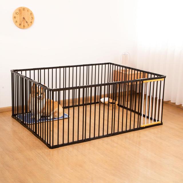 Shinyever ペットサークル 大型犬 ゲージ 幅210*奥行84*高70cm 犬 ゲージ