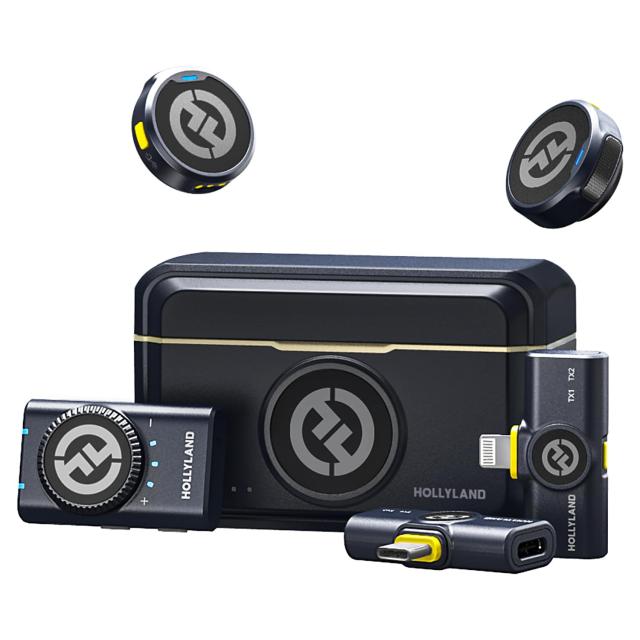 「DGP Mobile 2024金賞」「晋遊舎家電批判A評価」HOLLYLAND Lark M2-ワイヤレスマイク-ピンマイク-軽量9g-48Khz/24Bit-Phoneシリーズ/And