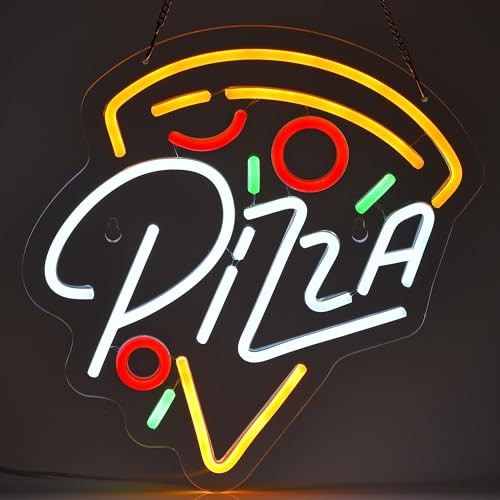 JOMOBUTY ピザ pizzaネオンサイン 多階段調光可 LED 洋食店ネオンライト店看板 店舗インテリア レストラン バー カフェ 洋食店 ステーキの通販は 8,349円