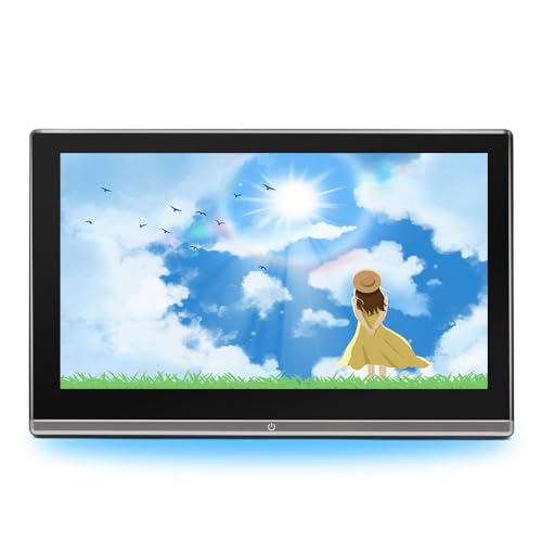 ULOPOPヘッドレストモニター 11.6インチ超薄いタッチスクリーン WXGA1366*768 ADSワイド液晶採用で高輝度・全視野 HDMI・AV外部入力 MP5