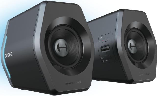 Edifier G2000 2.0ch PC スピーカー パソコン ゲーム用 ゲーミングスピーカー Bluetooth/USB/3.5mm AUX 有線無線接続/映画、音楽、ゲーム