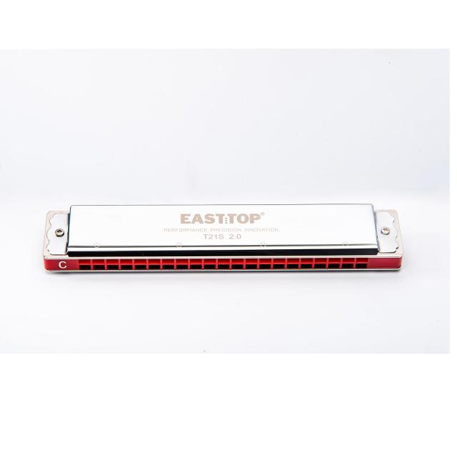 East top 21穴複音ハーモニカ スズキ 高級ハミング T21S2.0-C C調…