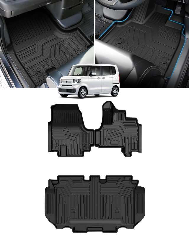 Cartist ホンダ 新型 N-BOX JF5 JF6型 フロアマット 3Dフロアマット カーマット セカンドマット n-boxカスタム 2023年10月〜現行 に適用 の通販は