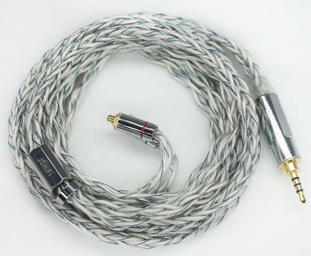 【JSHiFi-Zeus】MMCX2.5mmリケーブル 単結晶銅銀メッキMMCXイヤホンアップグレードケーブル 2.5mmイヤフォン交換ケーブル (MMCX2.5mm)の通販は 5,788円