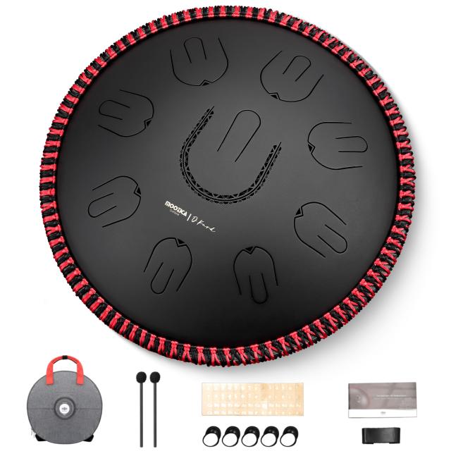 MOOZICA 14インチ 35cm スリットドラム タングドラム 17音符 D