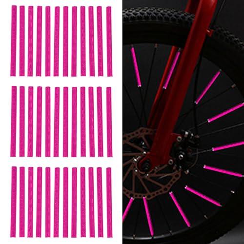 自転車 リフレクター 反射版 【36本入り 大容量】 夜間 可視 通学