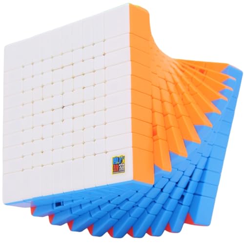 Bucubke Moyu Meilong 10x10ステッカーレスマジックキューブ教室パズルマジックキューブMoFang JiaoShi 84mm MFJS MEILONG 10x10x10パズ